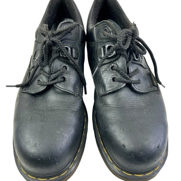 Dr. Martens Doc Shoes Mens 11 0071 Black Leather Anti-Static Steel Toe Work - Picture 2 of 14